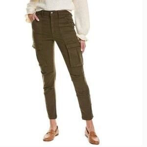 Joie Olive Green Brown The Park High Rise Skinny Cargo Jeans Size 26